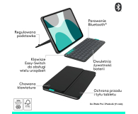 LOGITECH Flip Folio iPad Pro 11''(M4) iPad Air 11''(5. gen/M2/M3) - 1344629 - zdjęcie 12